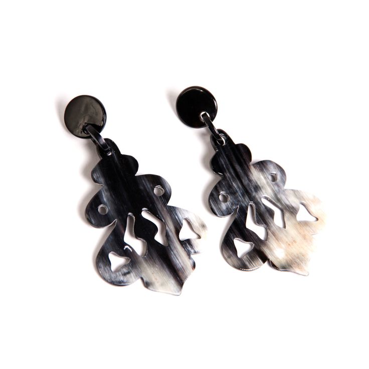 Horn Earrings Perfect For Everyday Wear Or Special Occasions.