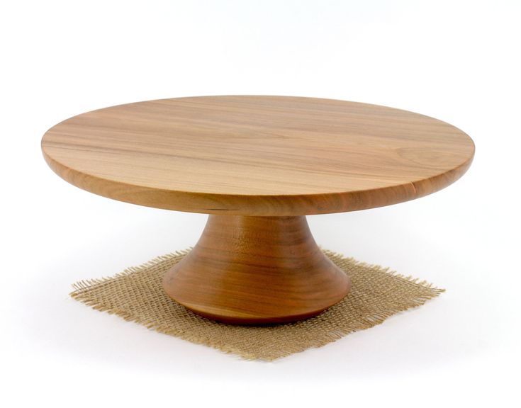 Wooden Cake Smooth And Finish Stand