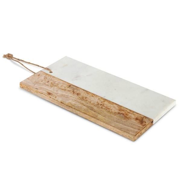 Wood & Marble Serving Cutting Board