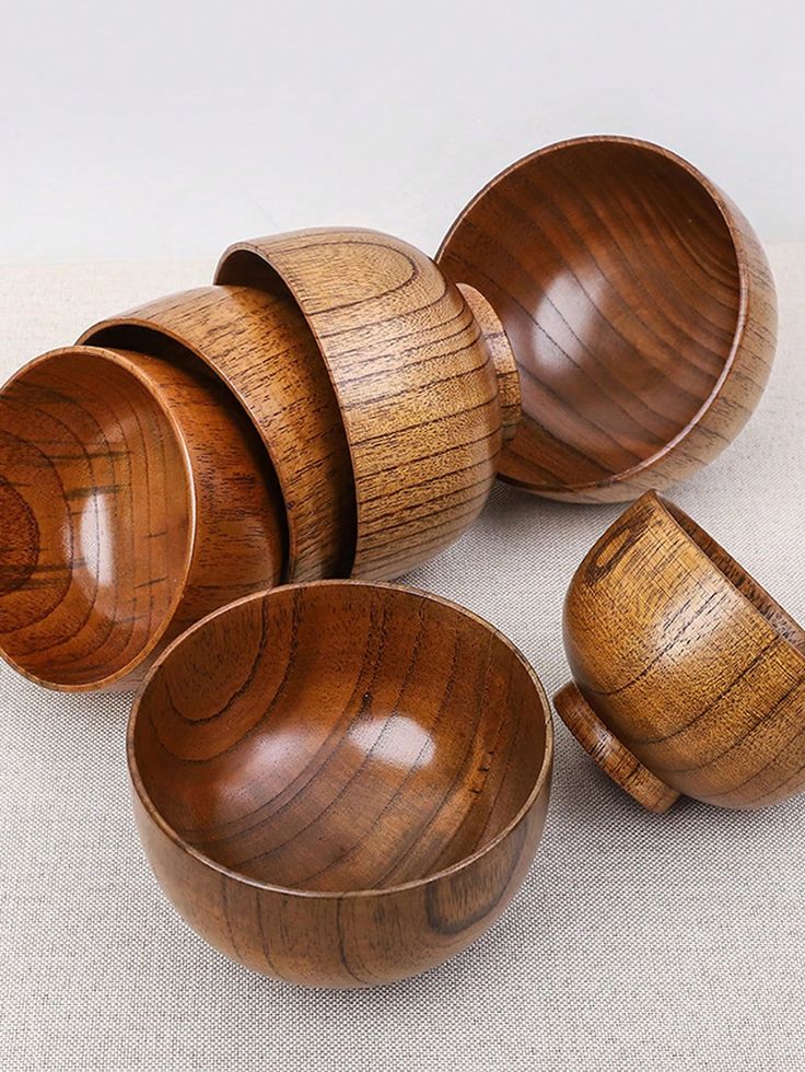 Wooden Primary Serving Bowl Handmade