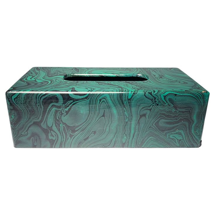 Epoxy Resin Tissue Box The Smooth Glossy Surface Is Easy To Clean And Resistant