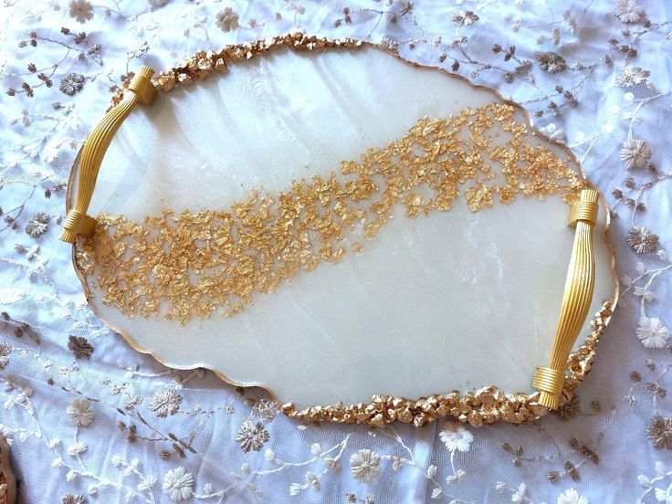 Resin Serving Tray The Natural Epoxy Patterns And Polished Finish
