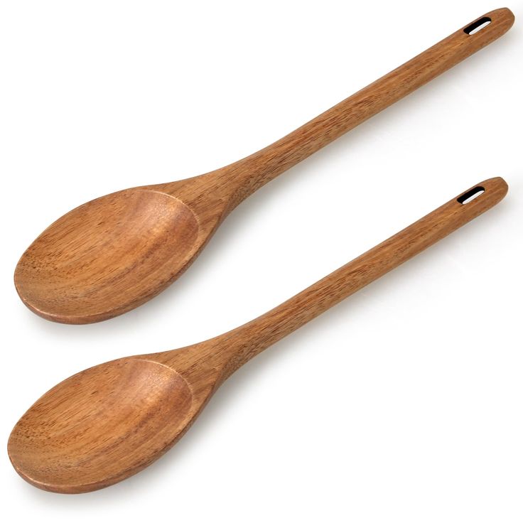 Wooden Serving Spoon Crafted From High-Quality, Natural Hardwood,