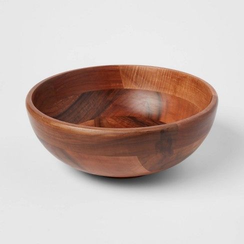 Wooden serving Bowl Smooth And Foods Safe Finish And Unique