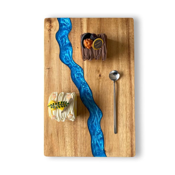 Wooden And Resin Chopping Board