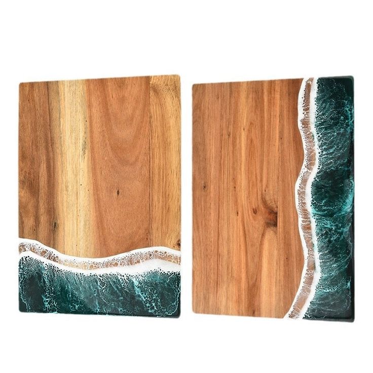 Wooden And Resin Chopping Board