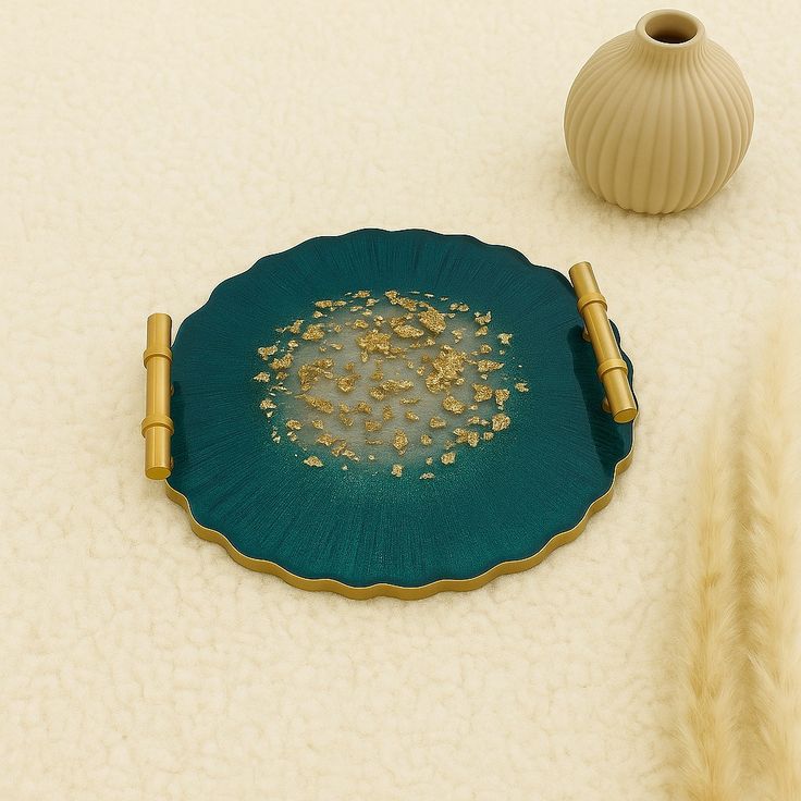 Epoxy Resin Serving Tray Beautyfull Color