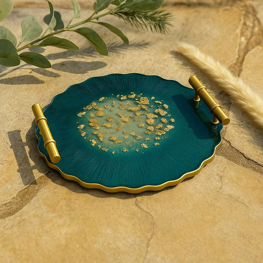 Epoxy Resin Serving Tray Beautyfull Color
