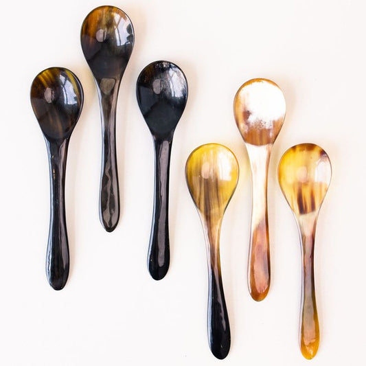 Horn Spoon Discover The Beauty Of Natural Craftsmanship With This Handcrafted