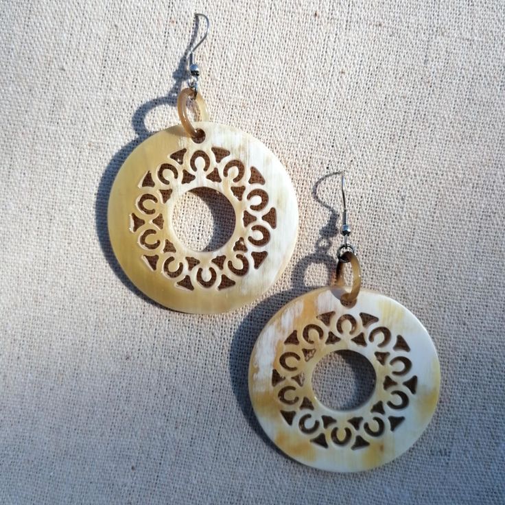 Horn Earrings Perfect For Everyday Wear Or Special Occasions.