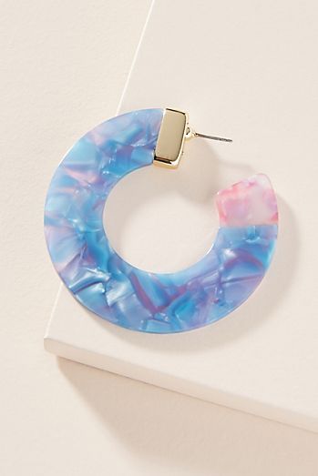 Epoxy Resin Eairring glossy finish—Lightweight And Stylish For Any Occasion.