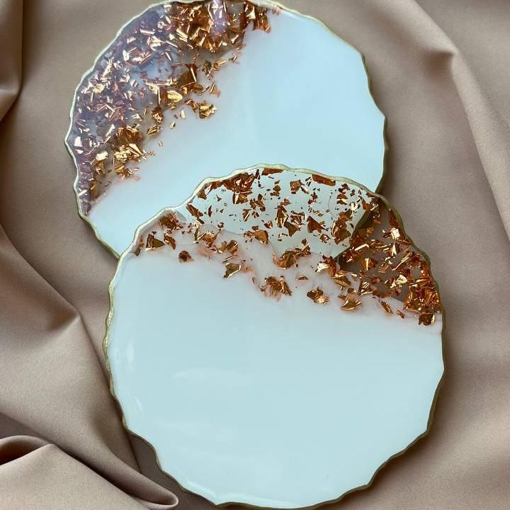 Epoxy Resin Serving Coaster Perfect For Protecting Surfaces In Style.