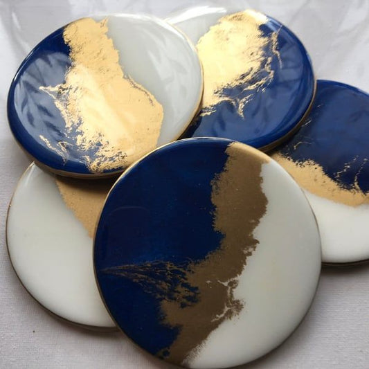 Resin Coasters Crafted From High-Quality Natural
