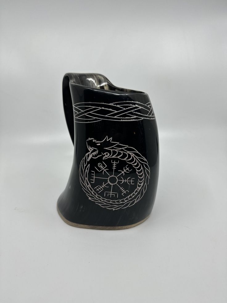 Horn Mug Natural Horn Typically Cow Or Buffalo