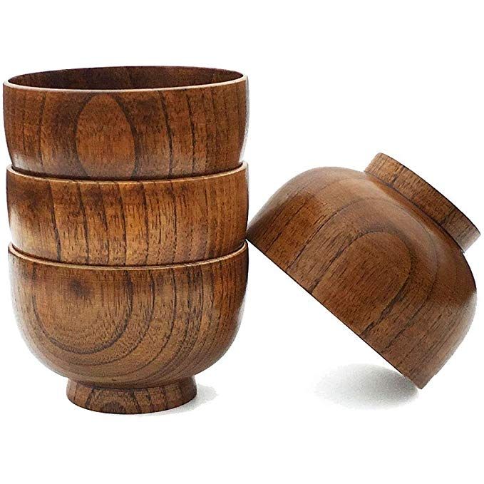 Wooden Primary Serving Bowl Handmade
