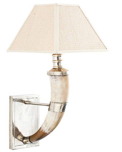 Horn Wall Sconces Handcrafted From Natural Horn
