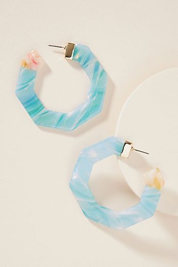 Epoxy Resin Eairring glossy finish—Lightweight And Stylish For Any Occasion.