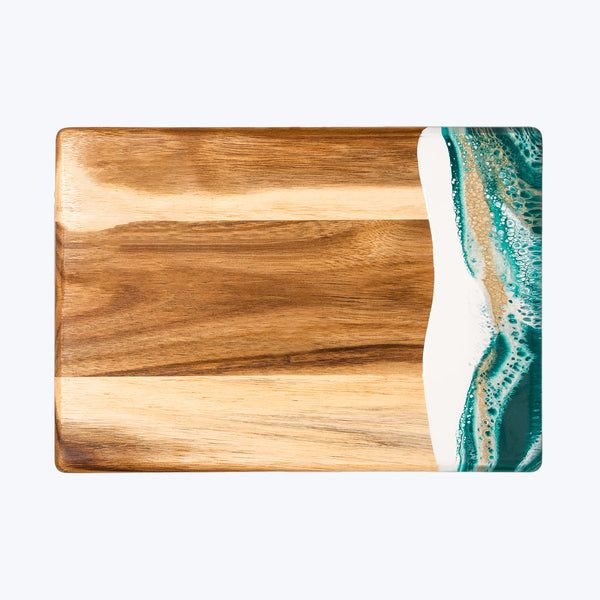 Wooden And Resin Chopping Board