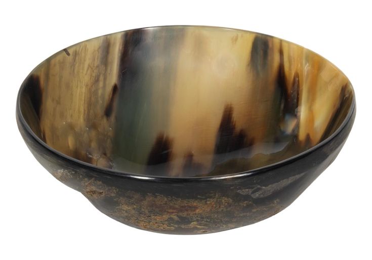 Buffalo Ox Horn Bowl Natural Color Best Quality