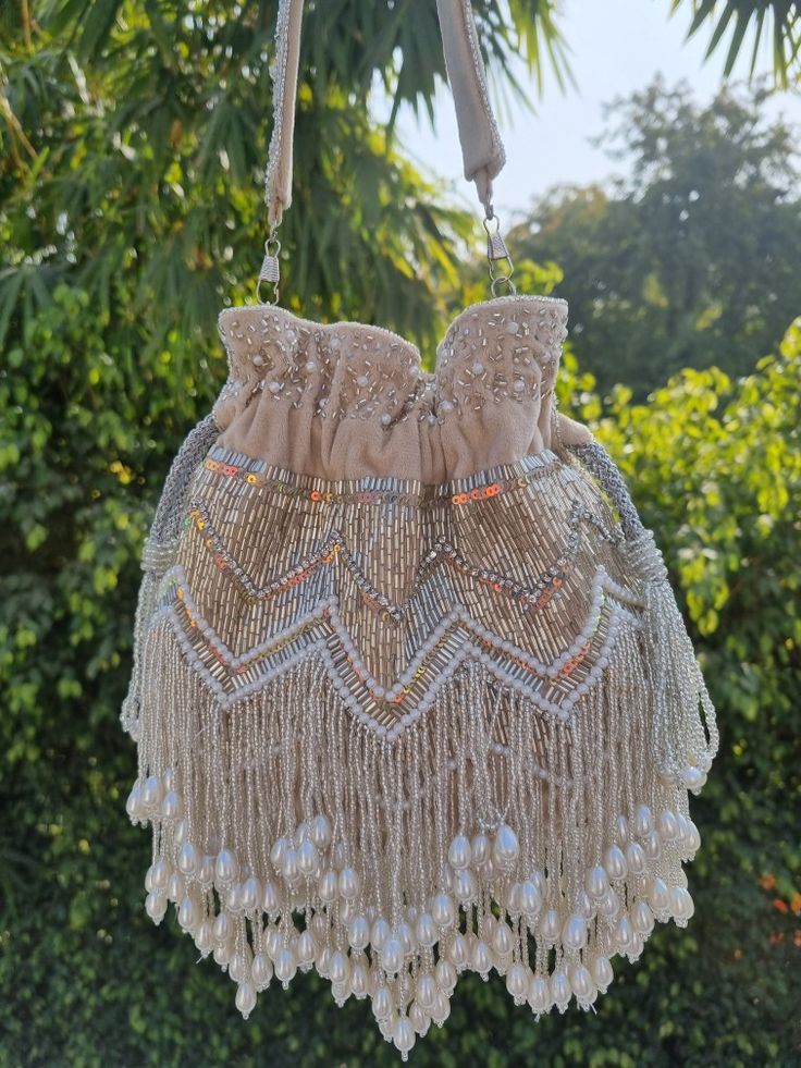 Premium Fabric Embroidery Bag Weddings, Festive Occasions, And Special Celebrations.