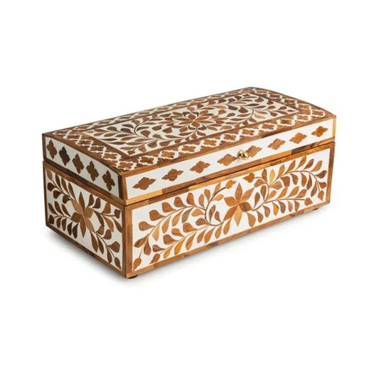 Bone Inlay Box Handcrafted With Precision Each Box