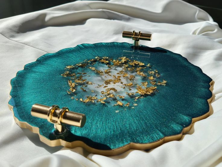 Epoxy Resin Serving Tray Beautyfull Color