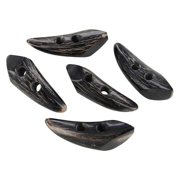 Horn Toggle Buttons Classic Toggle Style With Smooth Finish And Unique Patterns