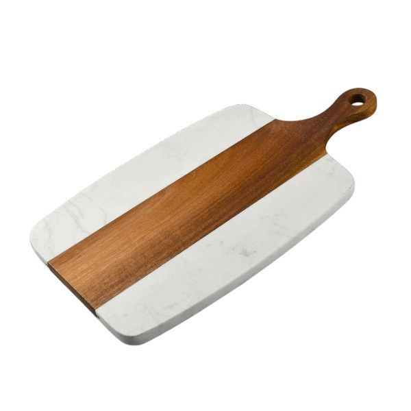 Wood & Marble Serving Cutting Board