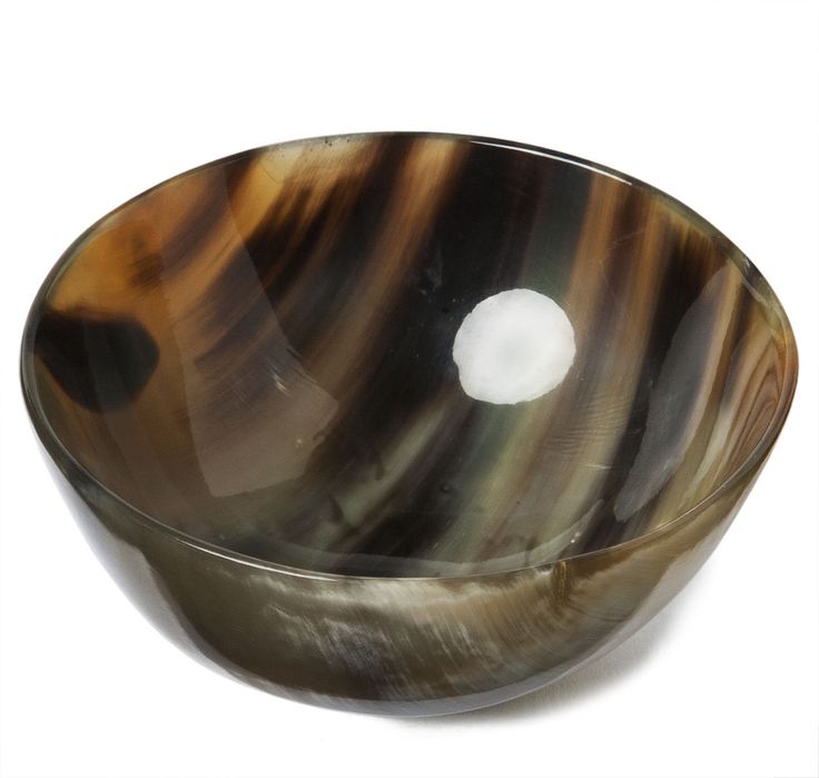 Buffalo Ox Horn Bowl Natural Color Best Quality