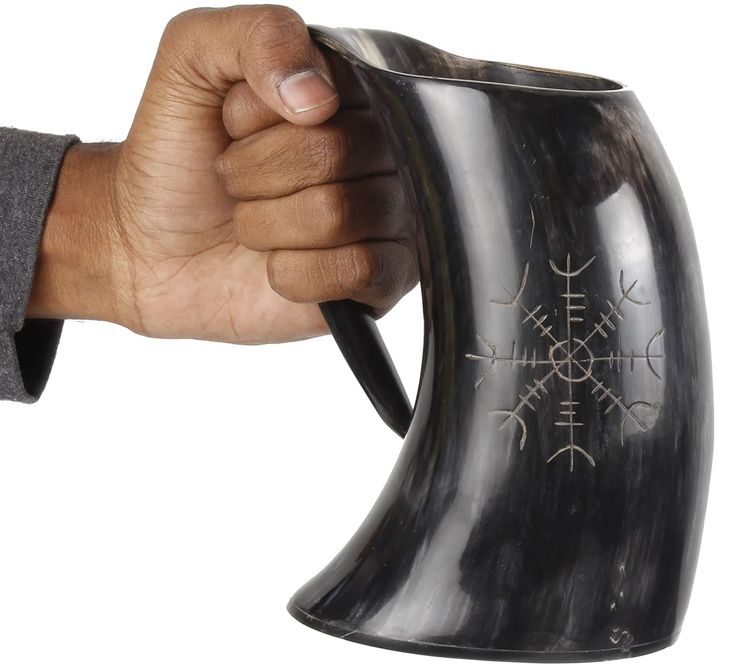Viking Drinking Horn Carving Horn Durable High Quality Mugs