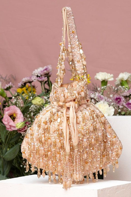 Embroidered Potli Bag Premium Quality Fabric