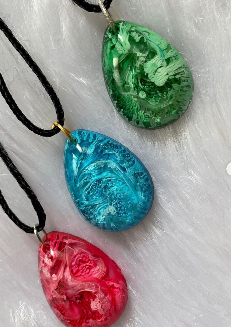 Resin Jewelry Necklaces Earrings Box