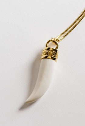 Horn Chain Necklace Smooth And Finish