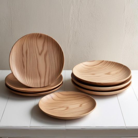 Wooden Serving Plates Perfect For Everyday Use Or Special Occasions.