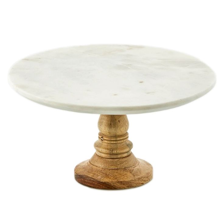 Resin And Wooden Cake Stand Everyday Use This Cake Stand