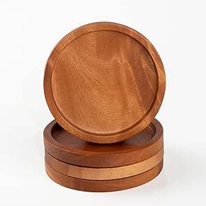 Wooden Serving Coaster Perfect For Both Hot And Cold Beverages