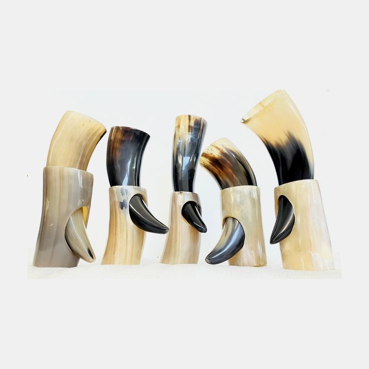Horns On Stands Display The Beauty Of Natural Horn With These Handcrafted