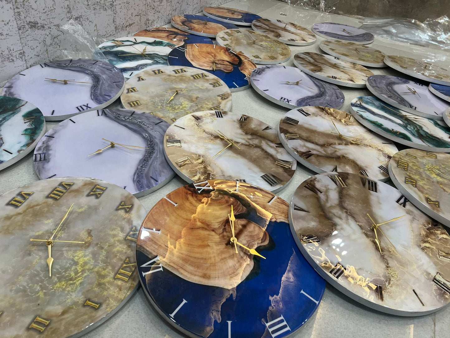 Resin Clock Add Timeless Charm To Your Space With This Handcrafted