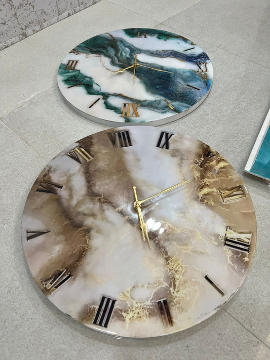 Resin Clock Add Timeless Charm To Your Space With This Handcrafted