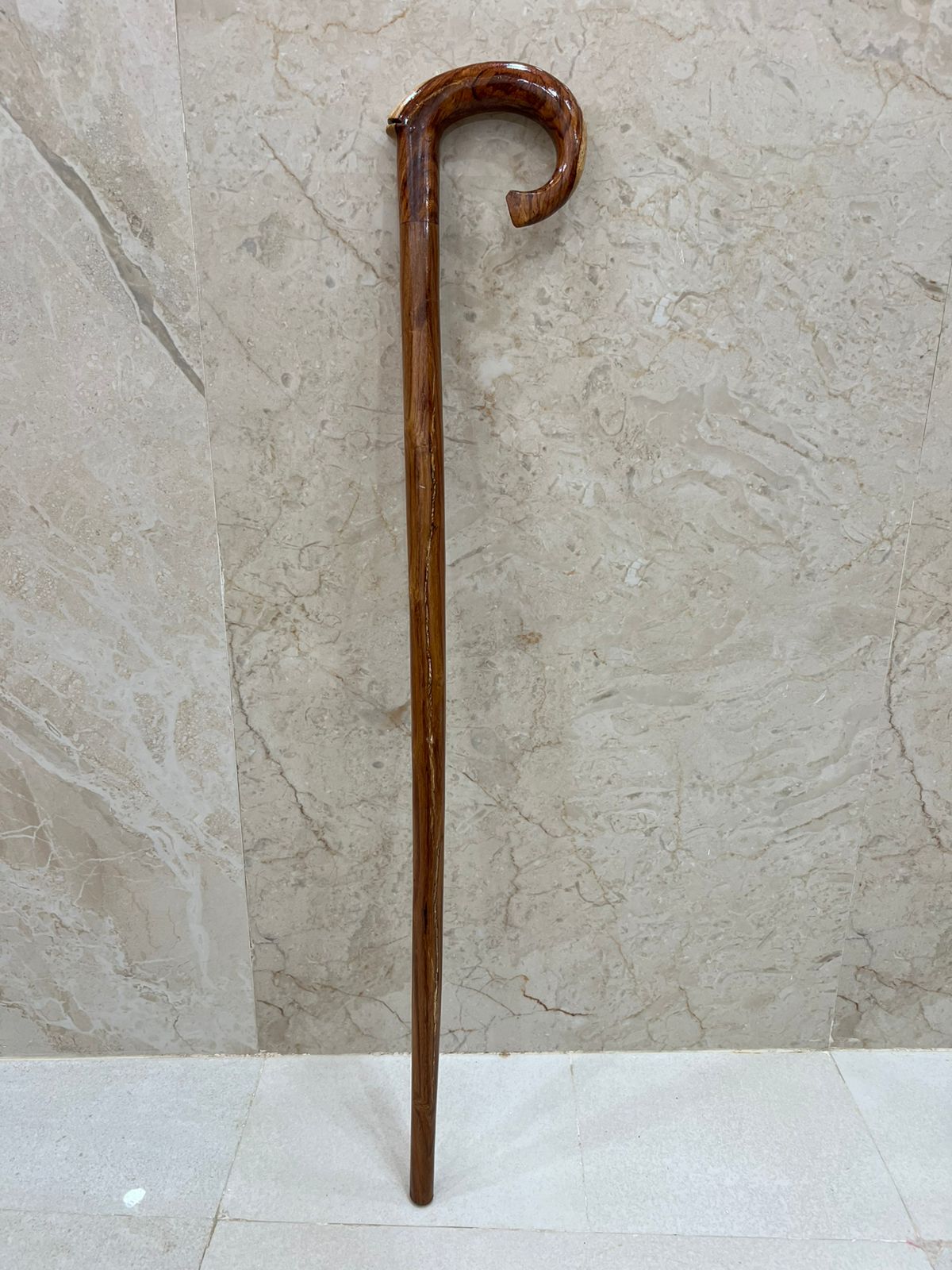 Wooden Walking Stick Made From Premium Solid Wood For Durability