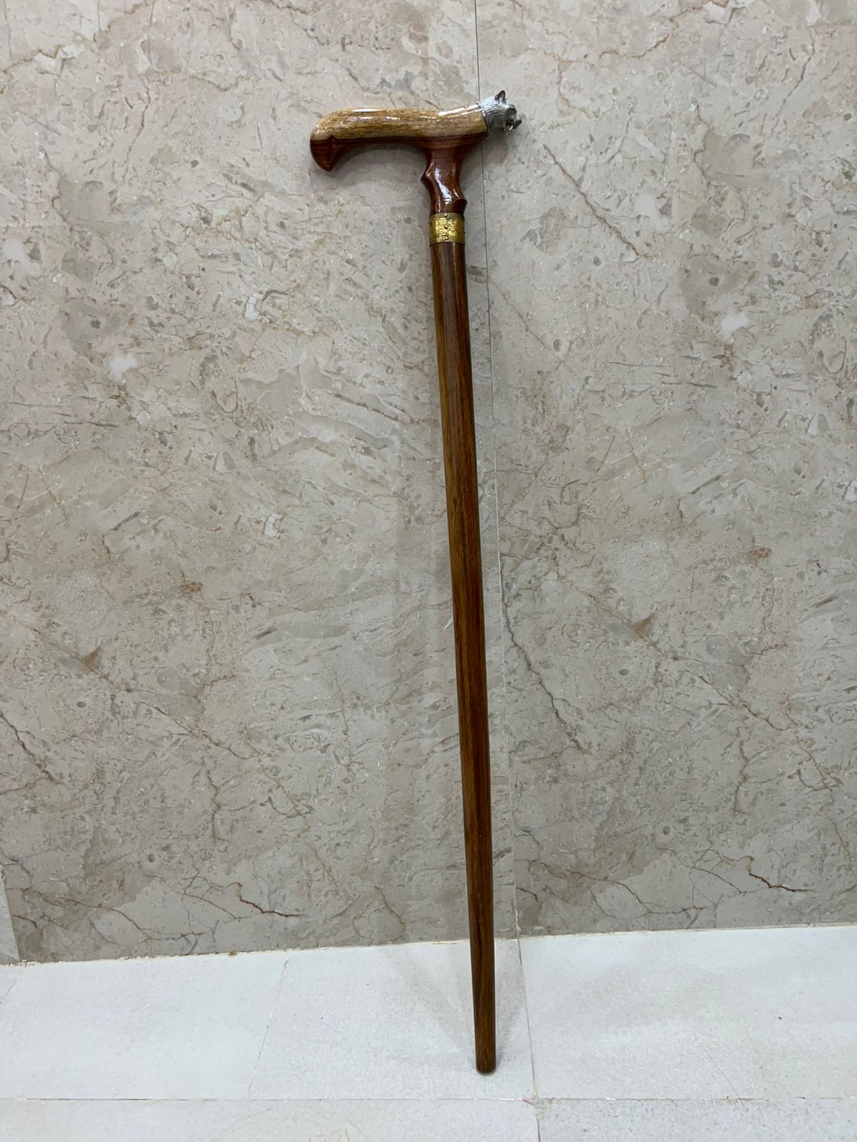 Wooden Walking Stick The Smooth Natural Finish