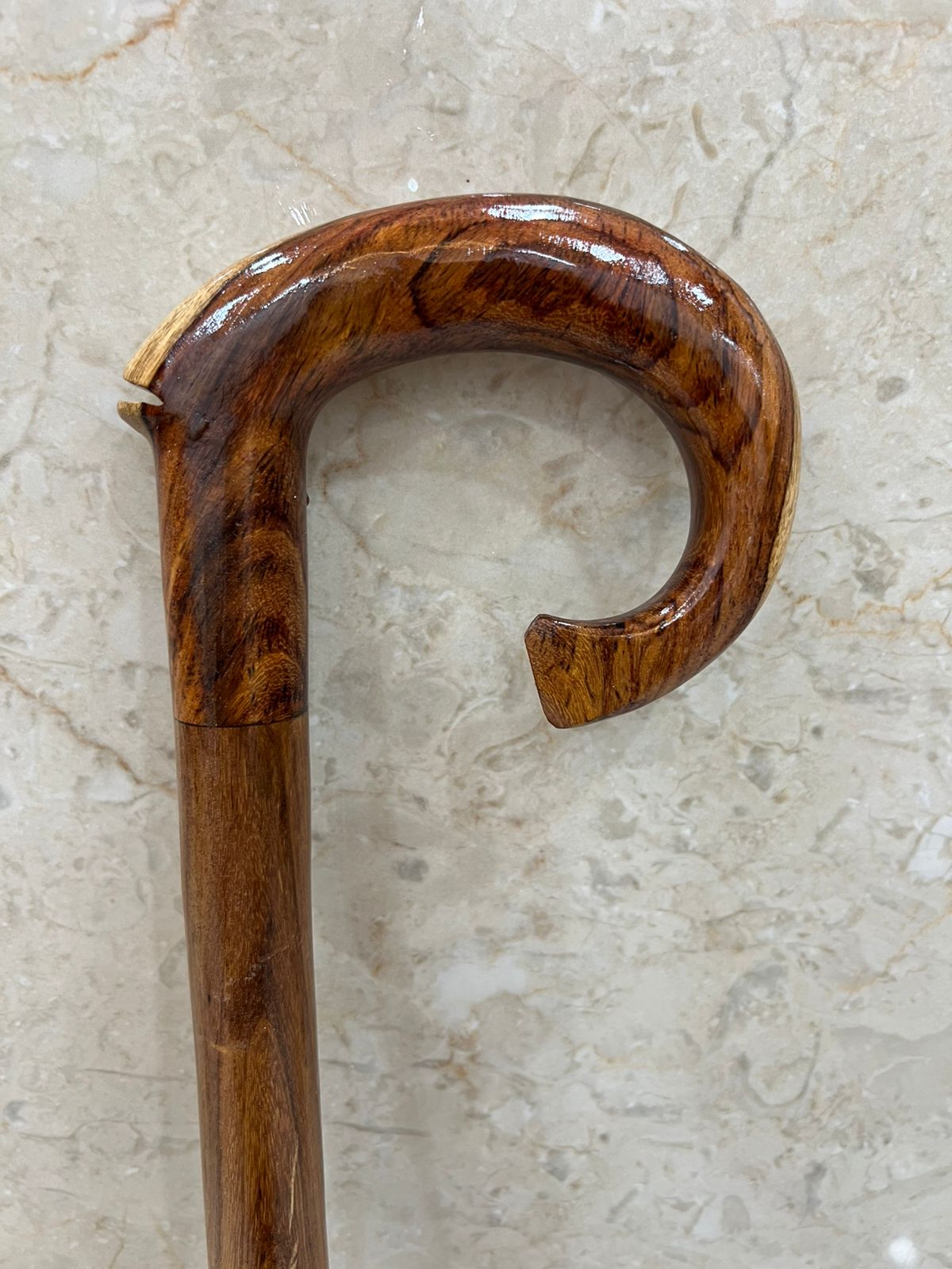 Wooden Walking Stick Made From Premium Solid Wood For Durability