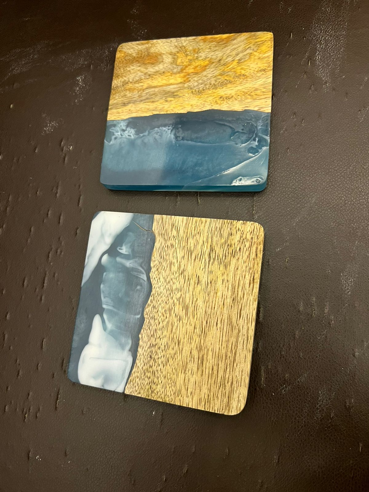 Wooden And Resin Coasters Handcrafted From Premium Wood And Resin