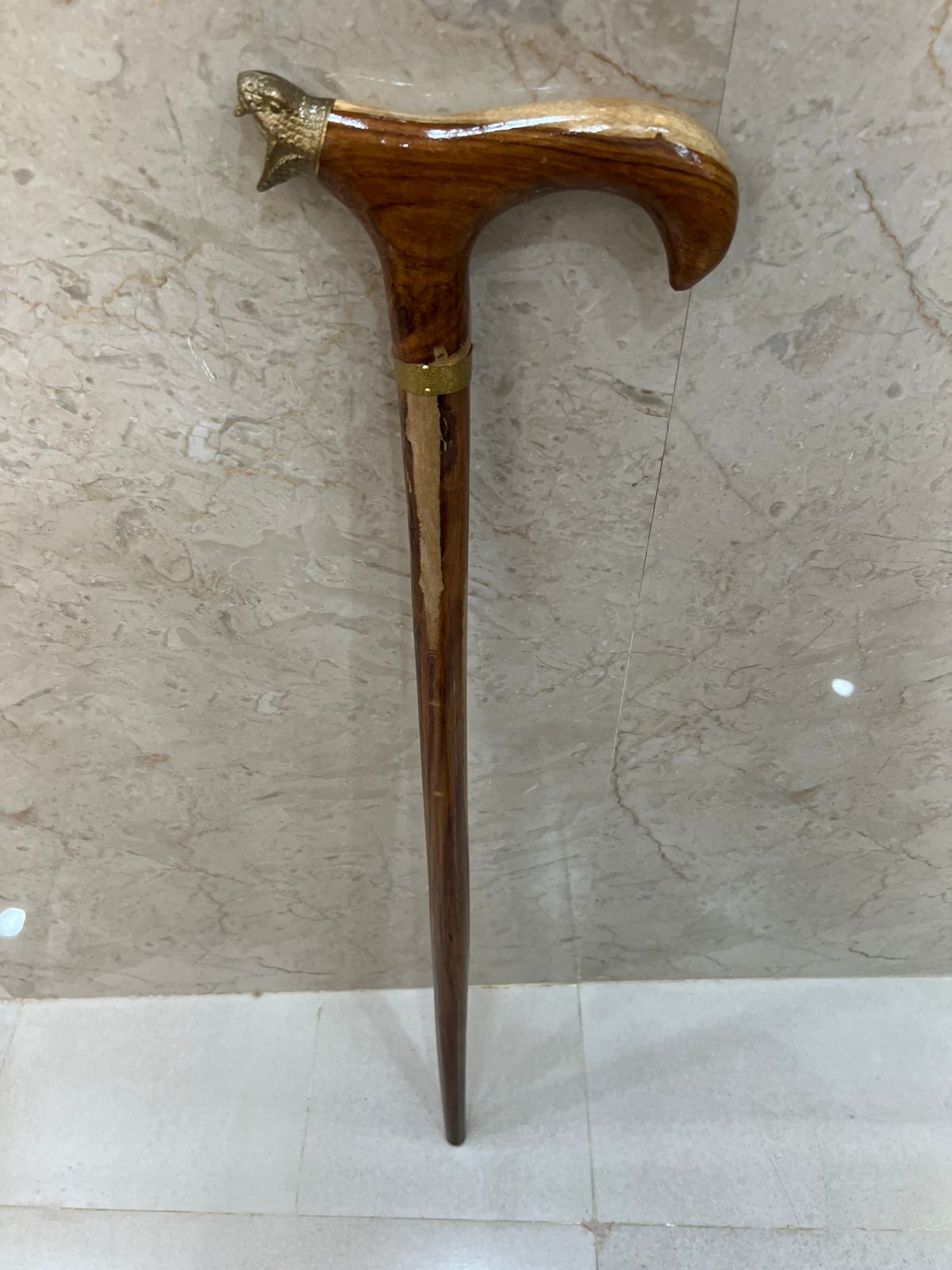 Wooden Walking Carving Stick