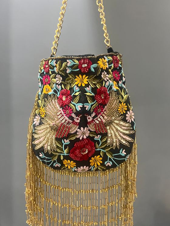 Embroidery Potli Bags High-quality fabric material