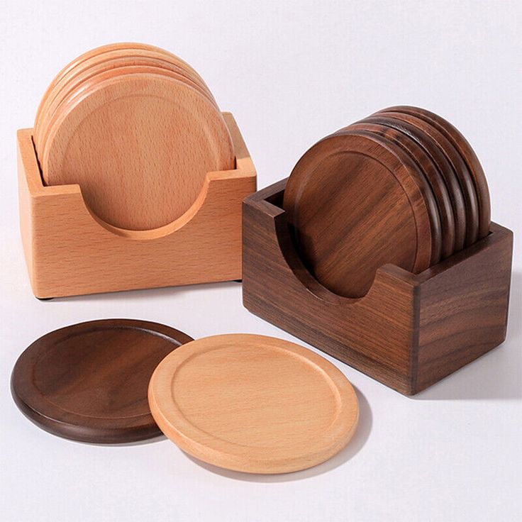 Wooden Beautifully Handcrafted Coasters